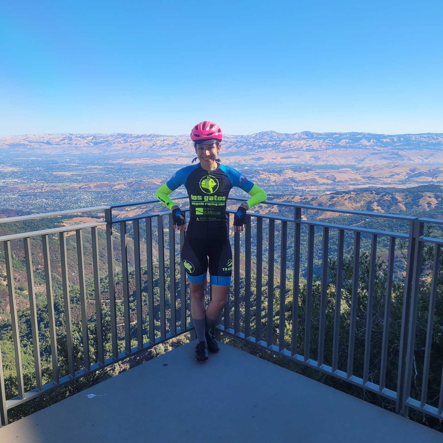 Rachel Vasquez on Mt. Umunhum